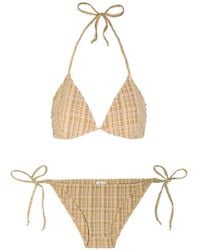 Lisa Marie Fernandez - Striped Tie Swimsuit - Lyst