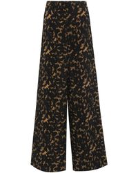 Theory - Trousers > wide trousers - Lyst
