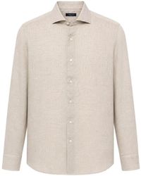 Tombolini - Spread-Collar Button-Up Shirt - Lyst