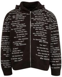 Who Decides War - Scripture Zip-Up Hoodie - Lyst