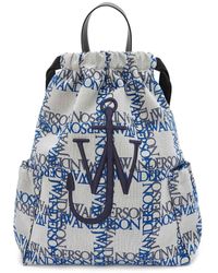 JW Anderson - Anchor Logo-print Backpack - Lyst