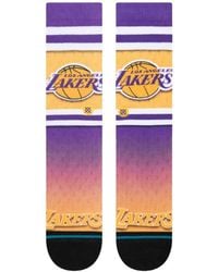 Stance - Nba Los Angeles Lakers Fader Socks - Lyst