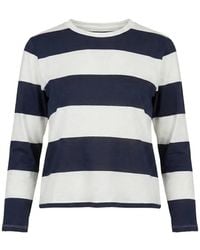 Cynthia Rowley - Striped Long-Sleeve T-Shirt - Lyst