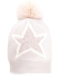 Lorena Antoniazzi - Star-Motif Beanie Hat - Lyst
