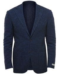 Corneliani - Single-Breasted Textured Blazer - Lyst