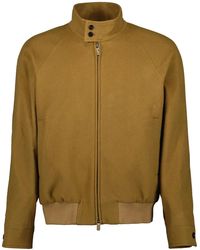 Burberry - Cashmere Harrington Jacket - Lyst