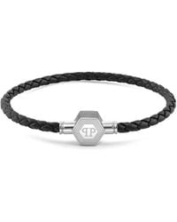 Philipp Plein - Enigma Braided Bracelet - Lyst