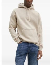 Les Deux - Logo-Embroidered Hoodie - Lyst