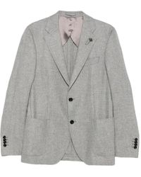 Lardini - ヘリンボーン ジャケット - Lyst