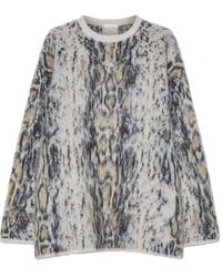 Forte Forte - Round-Neck Patterned Sweater - Lyst