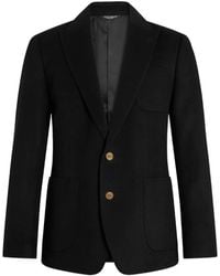 Dolce & Gabbana - Portofino Single-Breasted Cashmere Drap Jacket - Lyst