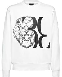 Billionaire - Lion-Print Cotton Sweatshirt - Lyst