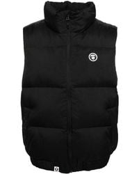 Aape By A Bathing Ape - Gilet Matelassé À Patch Logo - Lyst