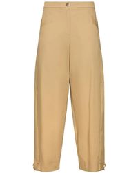 Elena Miro - Pantaloni Con Polsini Elasticizzati - Lyst