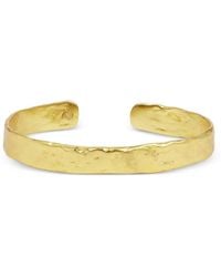 Ottoman Hands - Dela Hammered Cuff Bracelet - Lyst