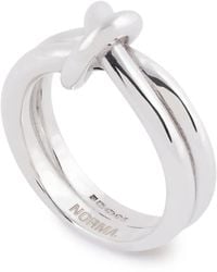 NORMA JEWELLERY - Knot-Detail Ring - Lyst