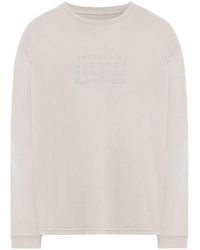 Maison Margiela - Logo-Print T-Shirt - Lyst
