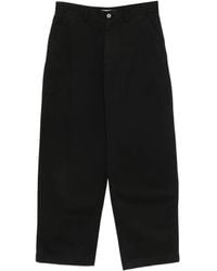 Lacoste - Logo-Patch Straight-Leg Trousers - Lyst
