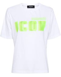 DSquared² - Icon Blur Easy Fit Tee - Lyst
