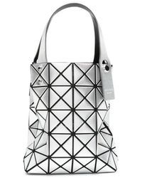 Issey Miyake - Platinum Coffret Geometric-Detail Tote Bag - Lyst