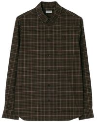 Burberry - Chemise Manches Longues À Carreaux - Lyst