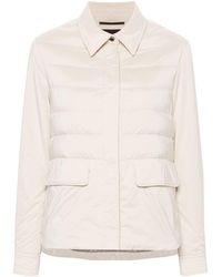 Moorer - Muriel-OS padded shirt jacket - Lyst