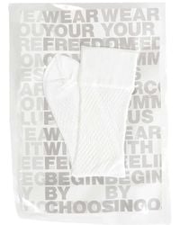 Comme des Garçons - Mesh-Knit Socks - Lyst