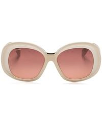 Max Mara Eyewear - Lunettes De Soleil À Monture Oversize - Lyst