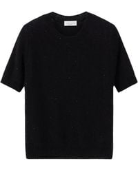 Roberto Collina - Sequin-Embellished T-Shirt - Lyst