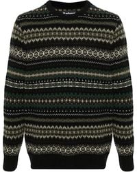 Barbour - Case Fairisle Crew Neck Sweater - Lyst
