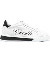 Roberto Cavalli - Sneakers mit Logo-Print - Lyst