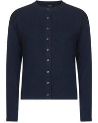 Weekend by Maxmara - Gerippter Cardigan Mit Knöpfen - Lyst