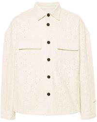 Honor The Gift - Floral-embroidered Cotton Shirt - Lyst