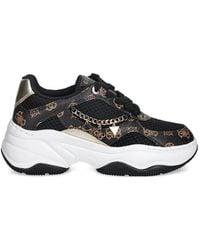 Guess - Harpaa Logo Print Chain Sneakers - Lyst