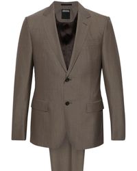 Zegna - Single-breasted Wool Suit - Lyst