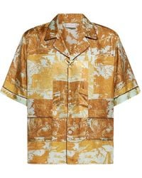 Pierre Louis Mascia - Aloe Silk Shirt - Lyst