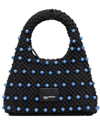 Karl Lagerfeld - Beaded Tote Bag - Lyst