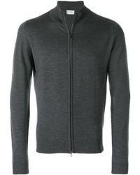 John Smedley - High Neck Zipped Cardigan - Lyst