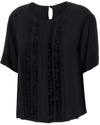 Kaos - Bluse mit Rüschen - Lyst