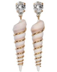 Jennifer Behr - Zingaro Shell-Pendant Earrings - Lyst