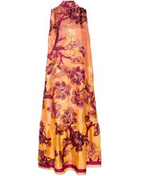 F.R.S For Restless Sleepers - Floral-print Maxi Dress - Lyst