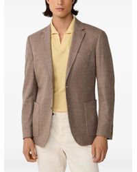 Hackett - Blazer Boutonné À Revers Crantés - Lyst