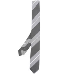 Thom Browne - Diagonal Stripe Pattern Tie - Lyst