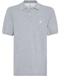 Brunello Cucinelli - Light Cotton Piquãƒæ'Ã‚Â Polo - Lyst