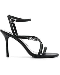 KARL LAGERFELD - Logo Strap Sandals - Lyst