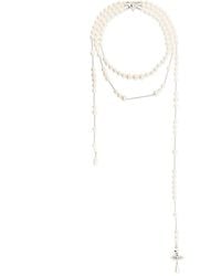 Vivienne Westwood - Pearl-Embellished Wraparound Necklace - Lyst
