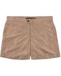 Slowear - Geometric-Print Swim Shorts - Lyst