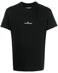 Maison Margiela - Katoenen T-shirt Met Logo - Lyst