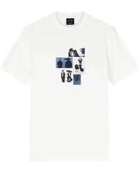 ARMANI EXCHANGE - Graphic-Print Logo T-Shirt - Lyst