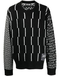 Versace - Pullover mit rundem Ausschnitt - Lyst